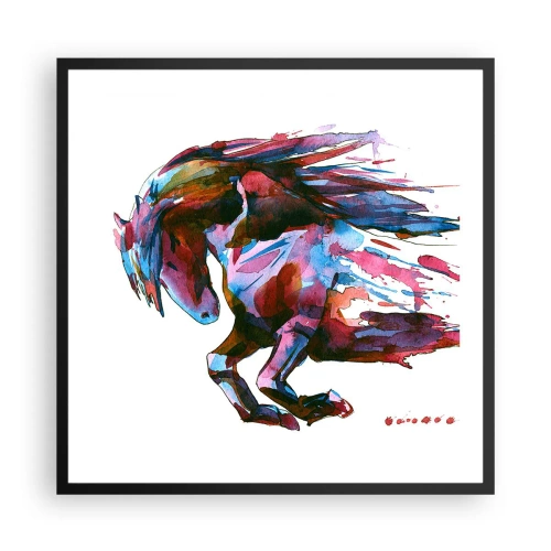 Plakat w czarnej ramie - W uniesieniu - 60x60 cm