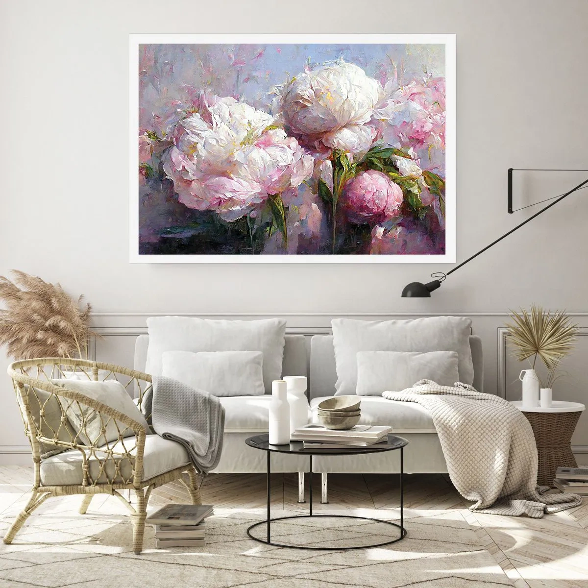 Plakat - Kipiący życiem bukiet - 91x61 cm