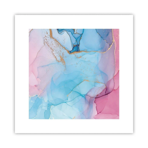 Plakat - Spotkanie i przenikanie - 30x30 cm