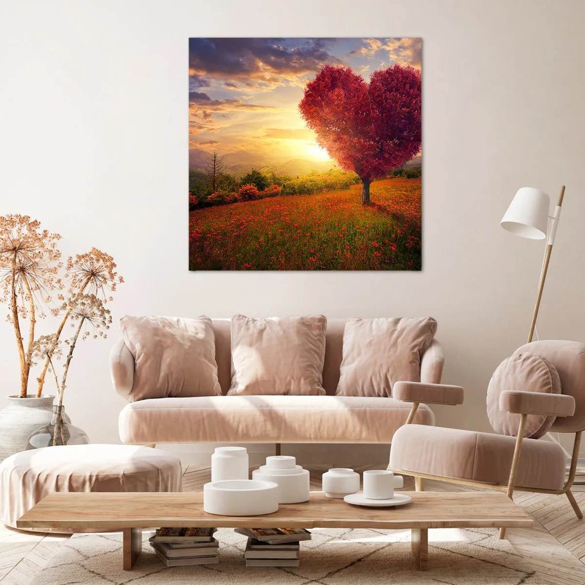 Obraz na płótnie - Chwyta za serce - 60x60 cm