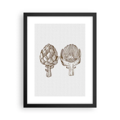 Plakat w czarnej ramie - Lekcja anatomii - 30x40 cm