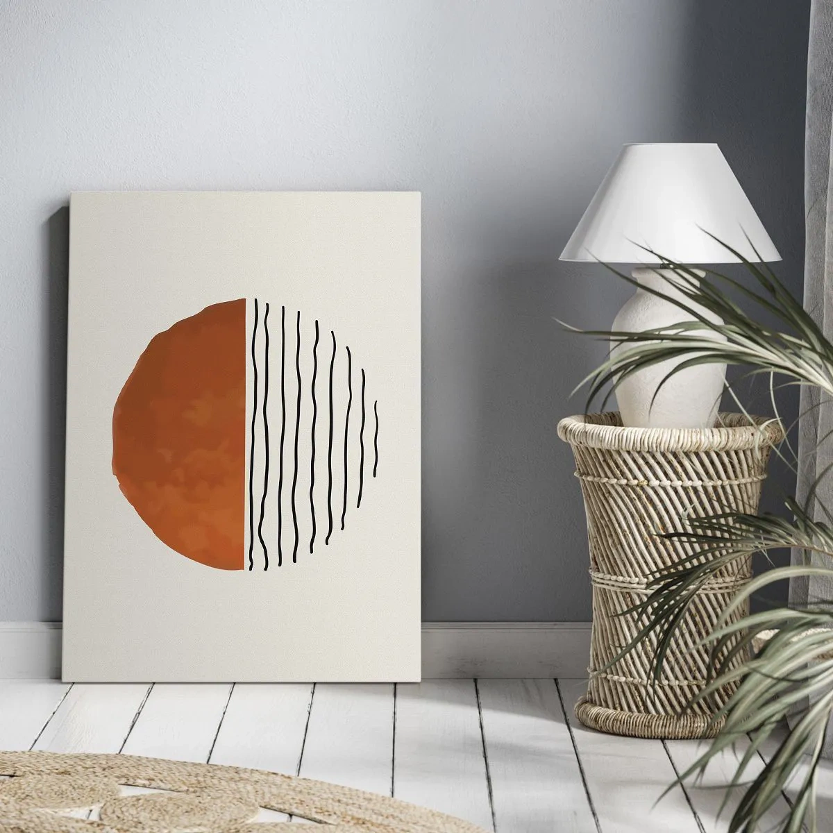 Obraz na płótnie - W japońskim klimacie - 45x80 cm
