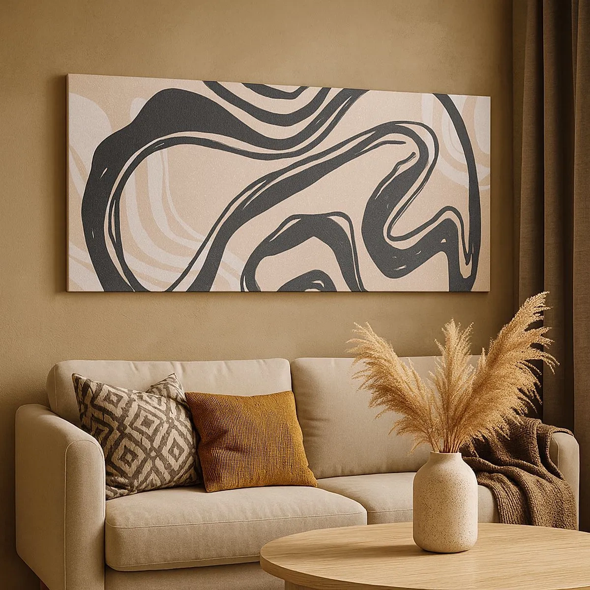 Obraz na płótnie - Ekspresja zwielokrotniona - 100x40 cm