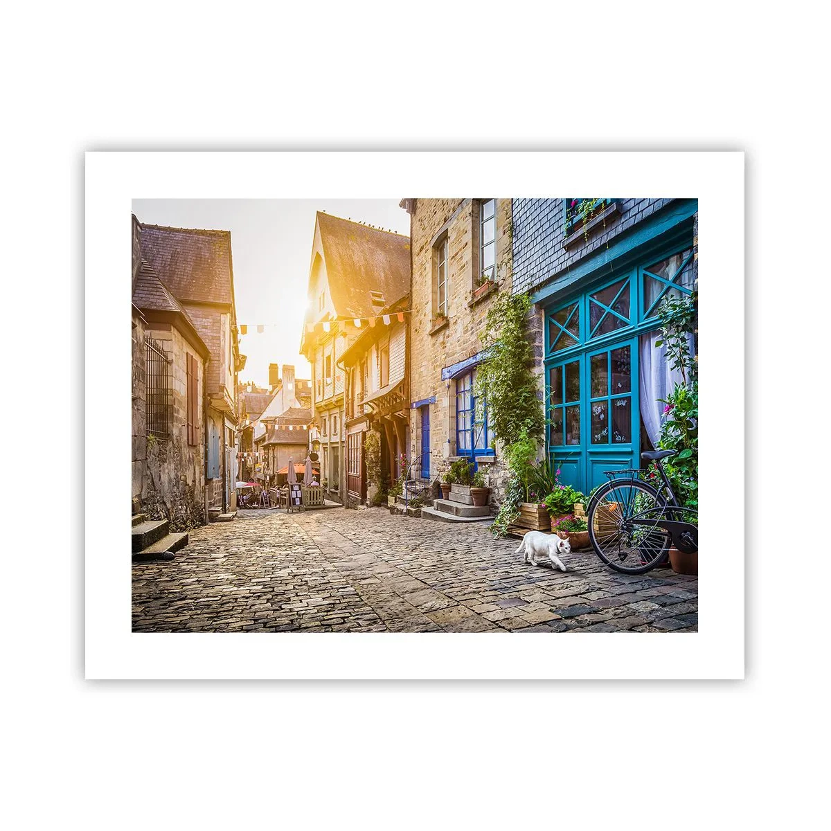 Plakat - Biały duch miasteczka - 50x40 cm