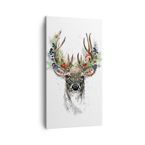 Obraz na płótnie - W świątecznej szacie - 45x80 cm