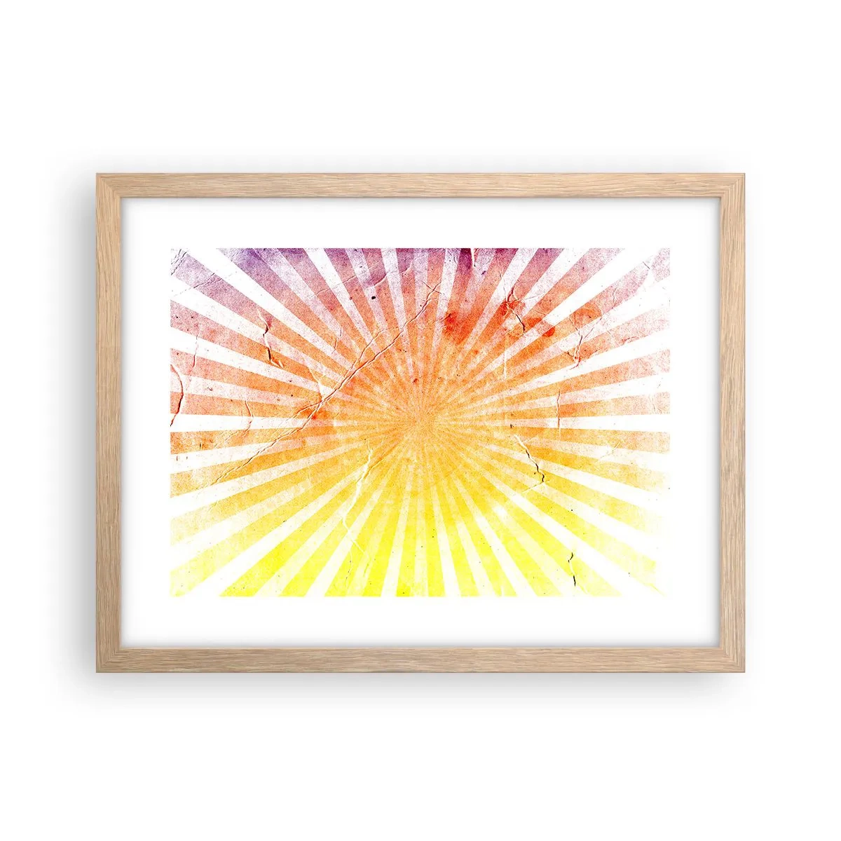 Plakat w ramie jasny dąb - Wschody i zachody - 40x30 cm