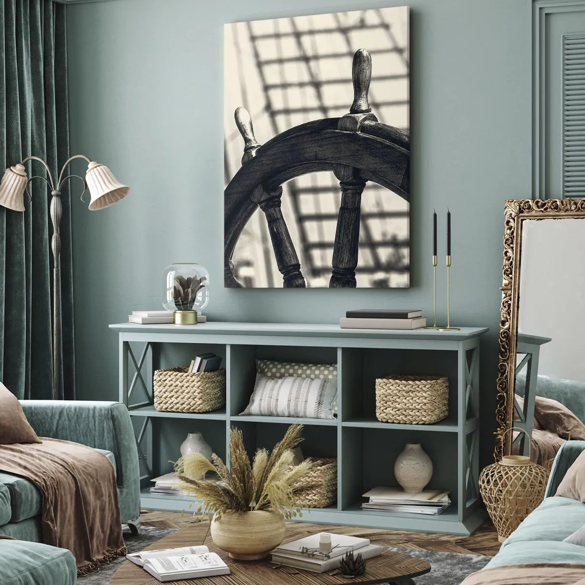 Obraz na płótnie - Morskie opowieści - 45x80 cm