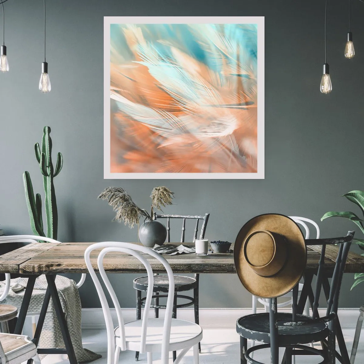 Plakat - W krainie łagodności - 60x60 cm