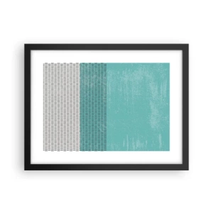 Plakat w czarnej ramie - Kompozycja zrównoważona - 40x30 cm