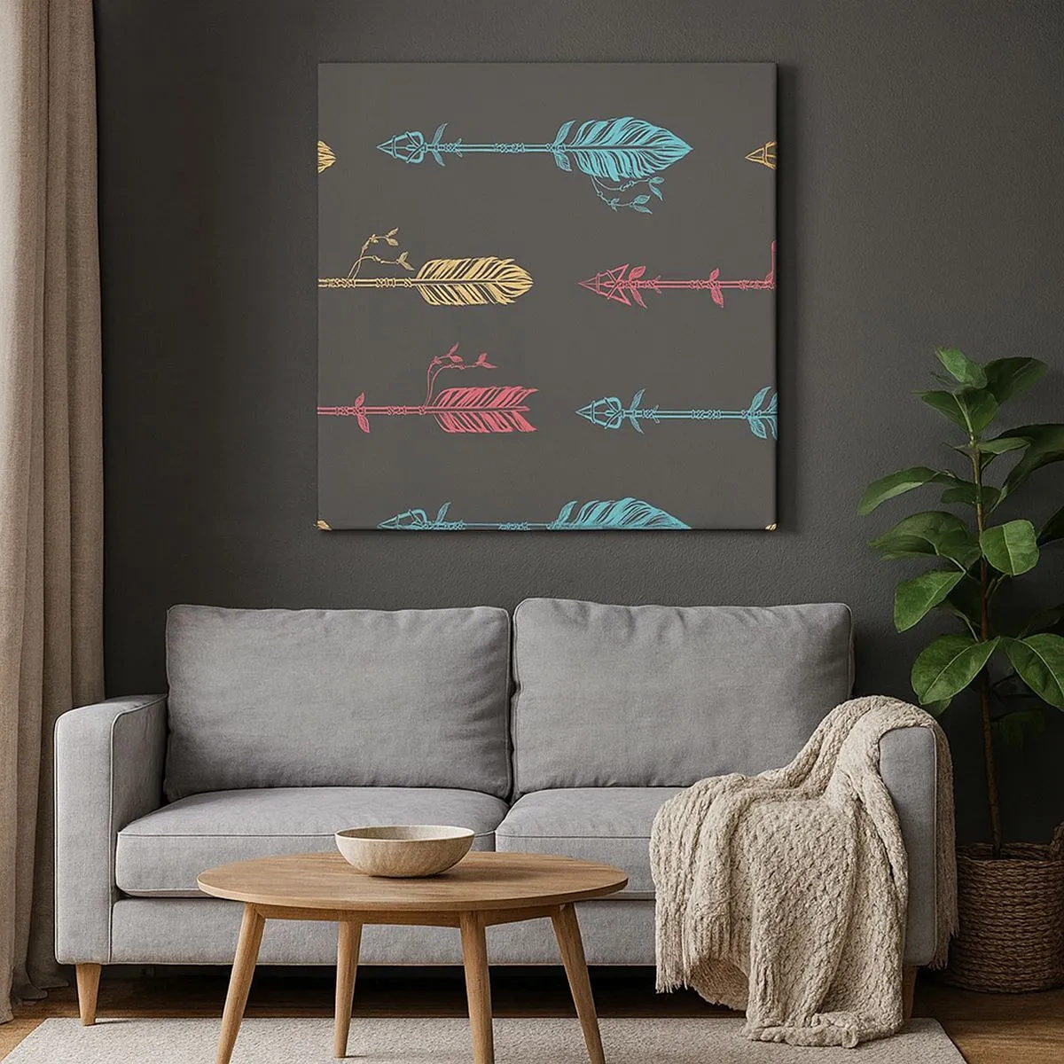 Obraz na płótnie - W ordynku - 30x30 cm