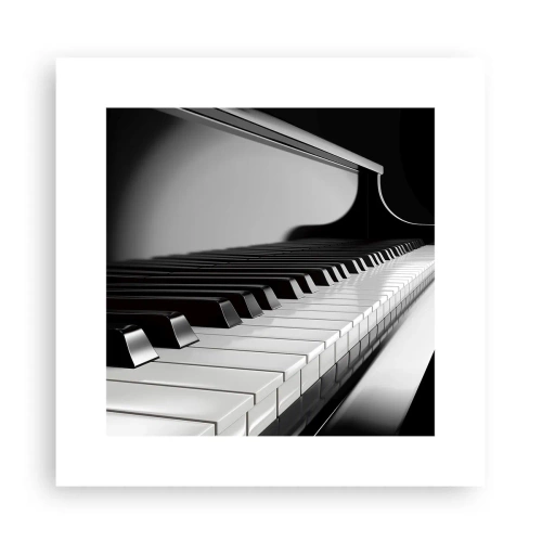 Plakat - Harmonia kształtów i barw - 30x30 cm