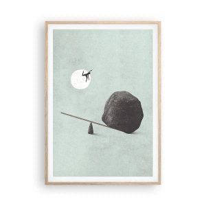 Plakat w ramie jasny dąb - Spełnione marzenie - 70x100 cm