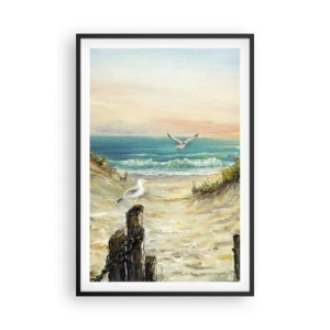 Plakat w czarnej ramie - Bezwietrzne zacisze - 61x91 cm