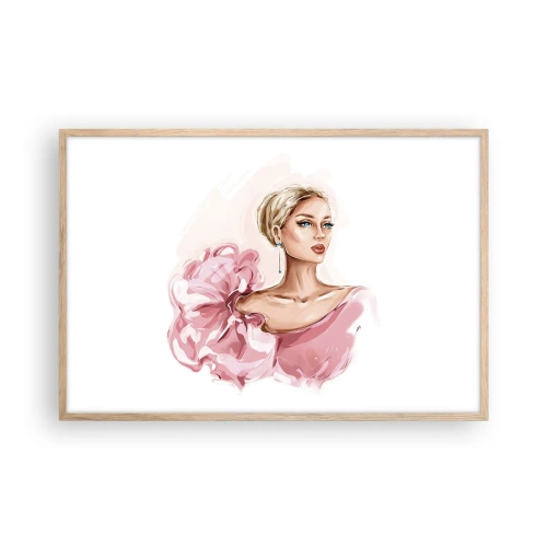 Plakat w ramie jasny dąb - Jak  malowana… - 91x61 cm