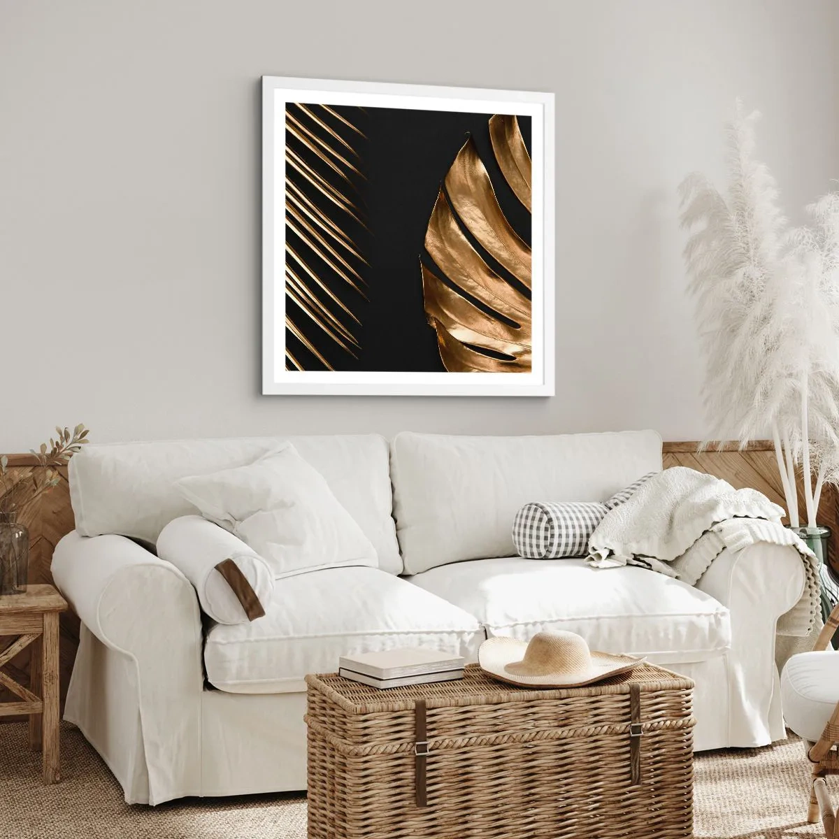 Plakat w białej ramie - Różne, a równie drogie - 30x30 cm