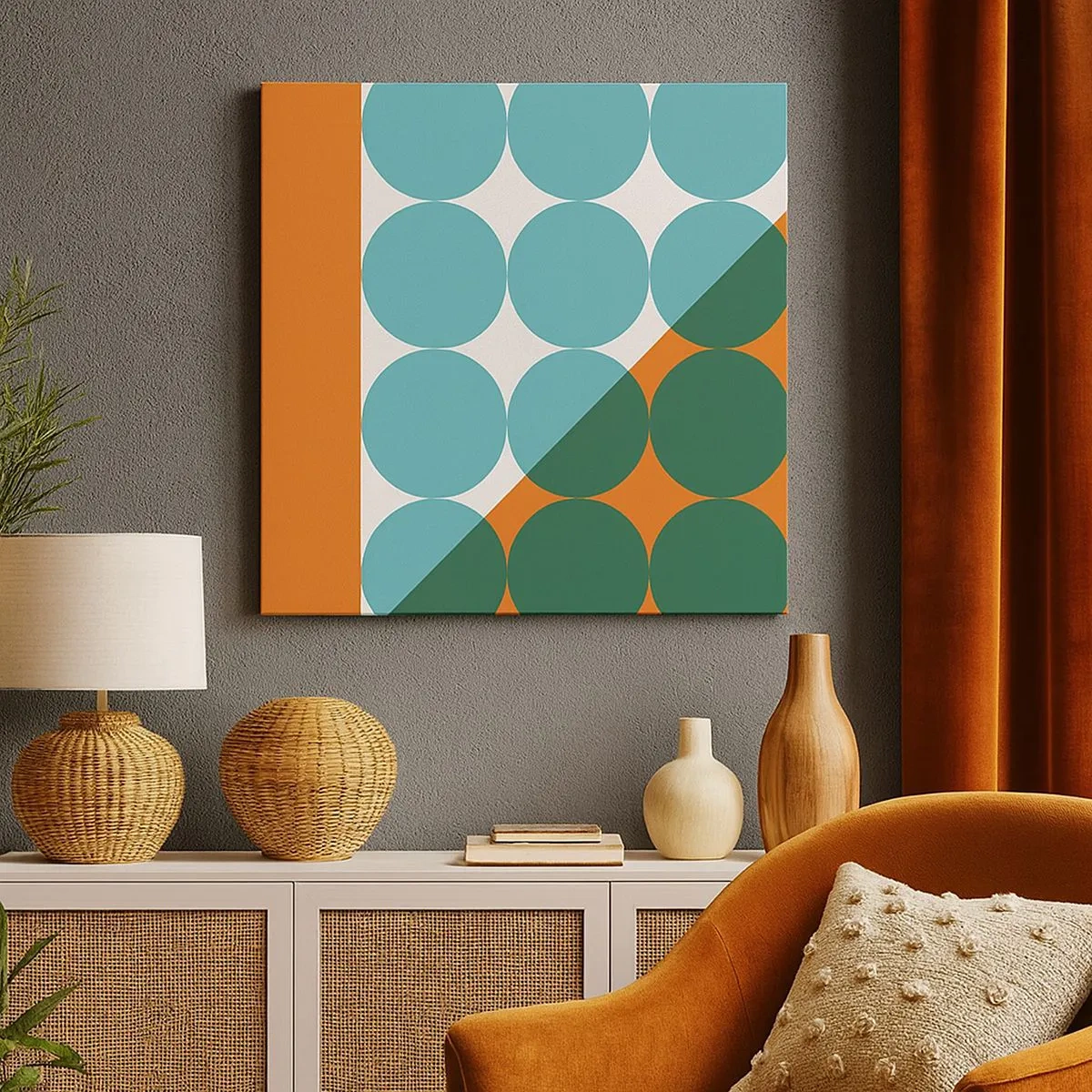 Obraz na płótnie - W górę i na skos - 30x30 cm