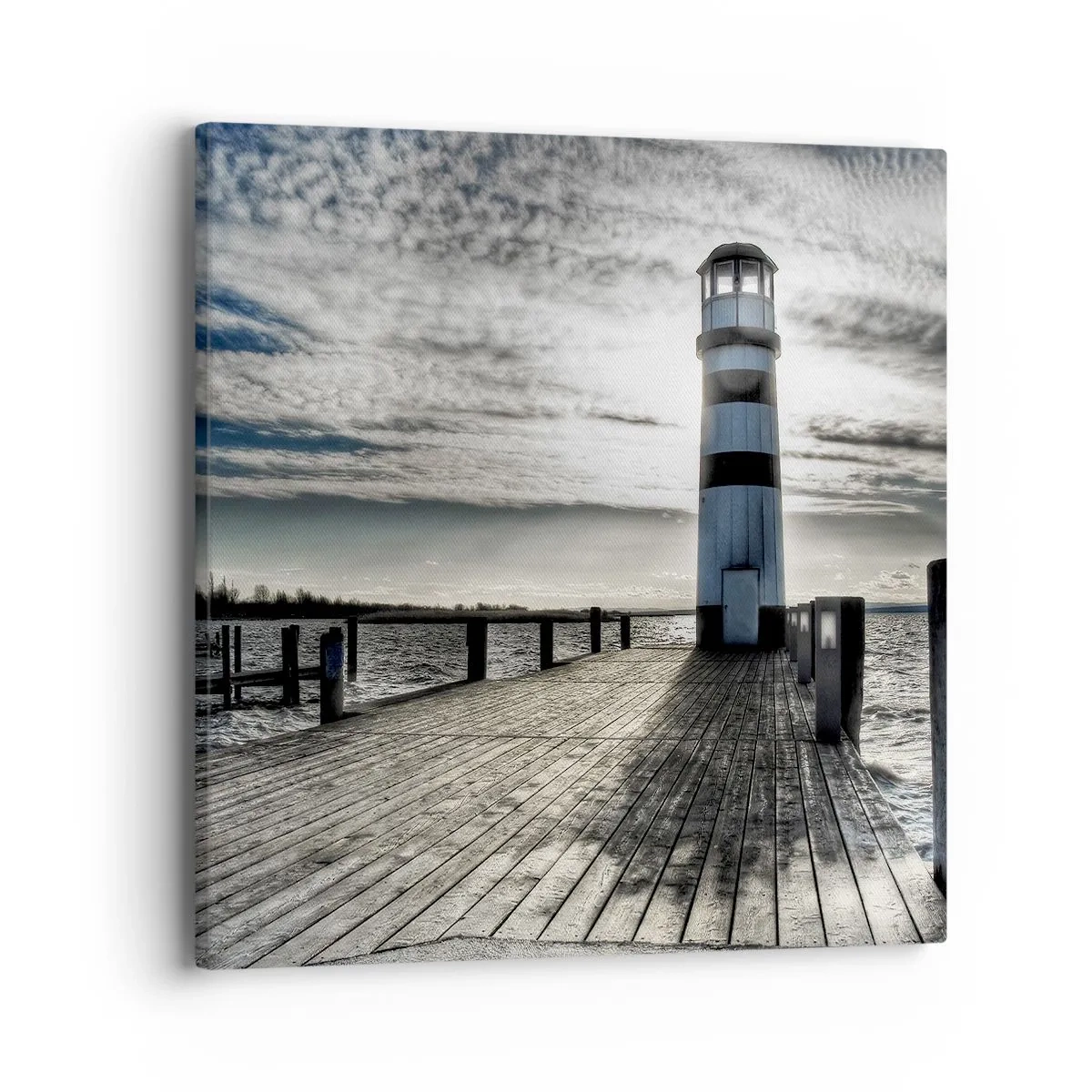 Obraz na płótnie - Żeglarze, czekam na was - 40x40 cm