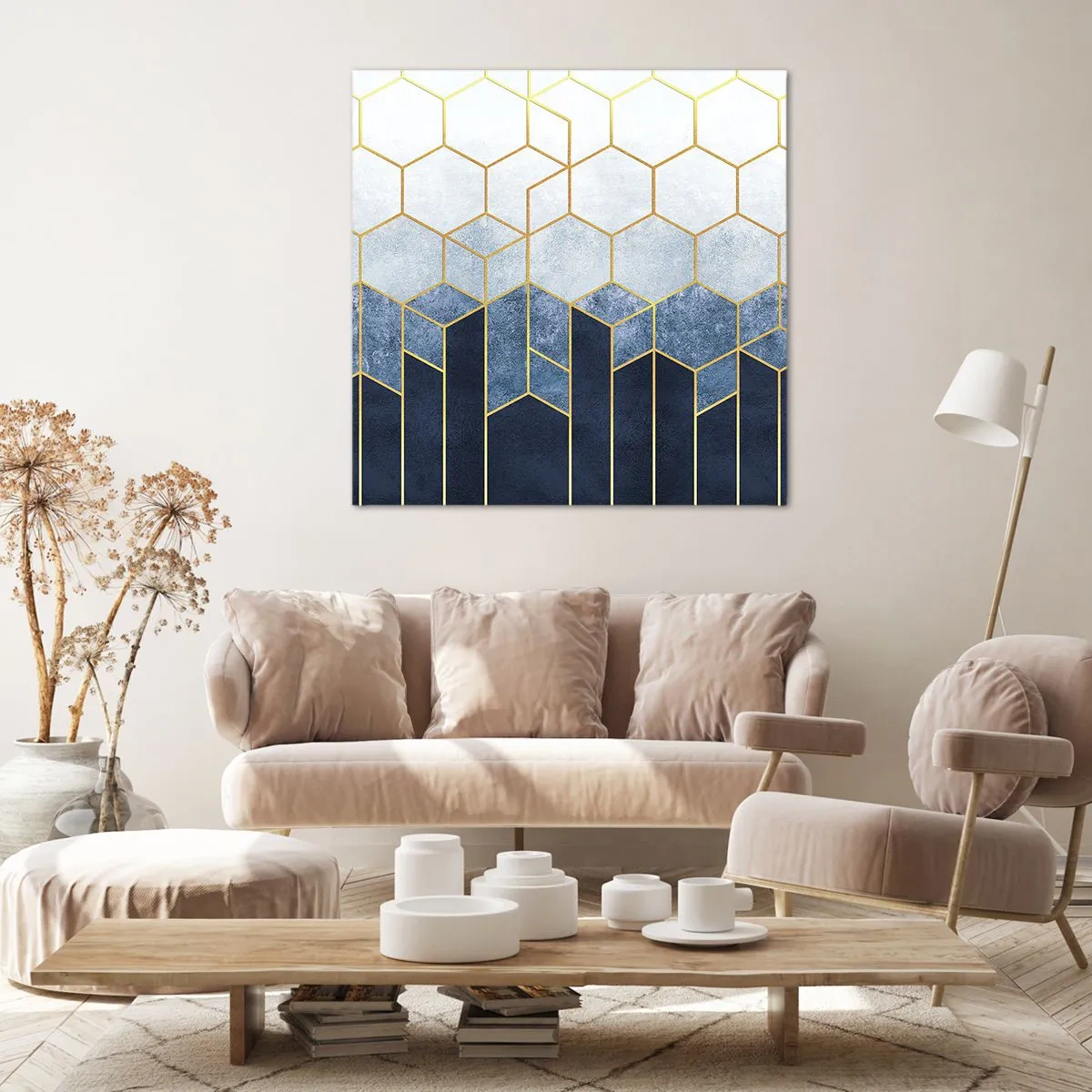 Obraz na płótnie - Kompozycja w synkopowym rytmie - 70x70 cm