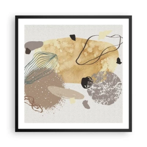 Plakat w czarnej ramie - Plumkologia stosowana - 60x60 cm