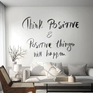 Fototapeta Samoprzylepna Deluxe Sticker - Jak żyć? - Typografia, Afirmacja, Maksyma - 400x280 cm