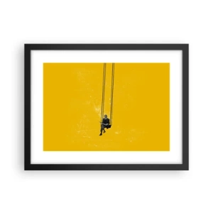 Plakat w czarnej ramie - Dzień jak co dzień - 40x30 cm