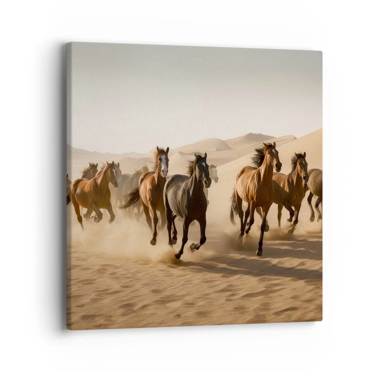 Obraz na płótnie - Wolne jak wiatr - 40x40 cm