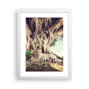 Plakat w białej ramie - Widok z Księgi Rodzaju - 30x40 cm