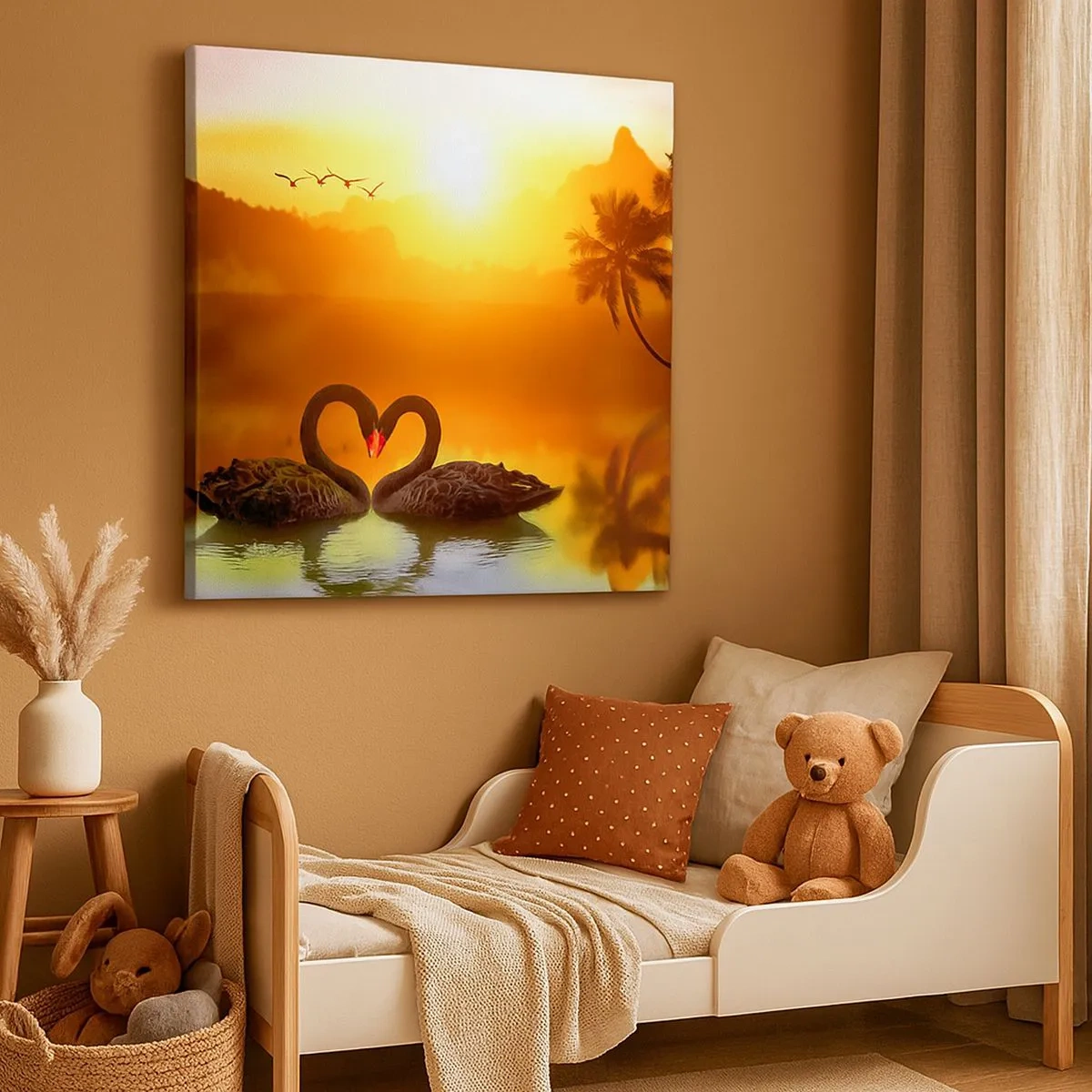 Obraz na płótnie - Wszystko do pary - 30x30 cm