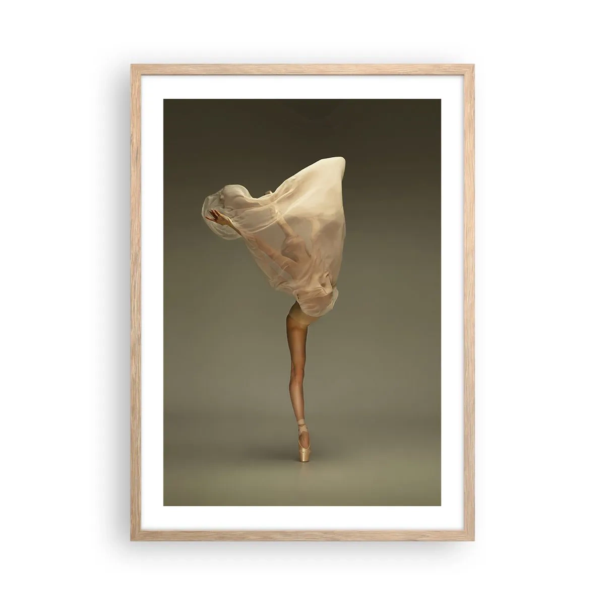 Plakat w ramie jasny dąb - Zaraz wzleci - 50x70 cm