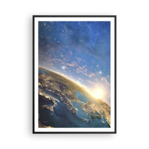 Plakat w czarnej ramie - Spójrzmy na siebie z dystansu - 70x100 cm