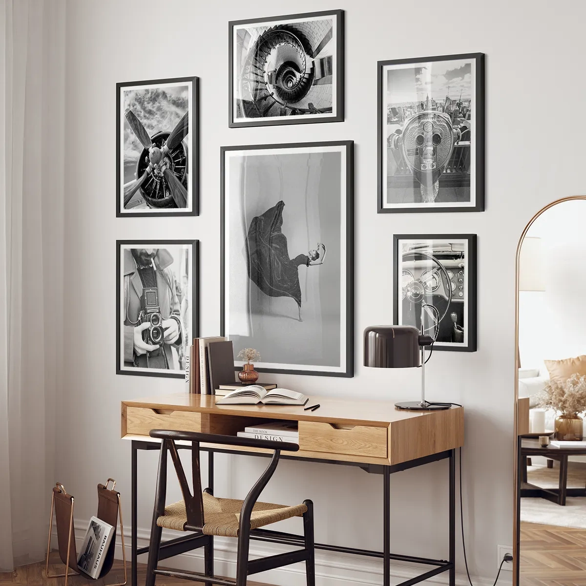 Black and white no. 2 - Inspiracja do przedpokoju