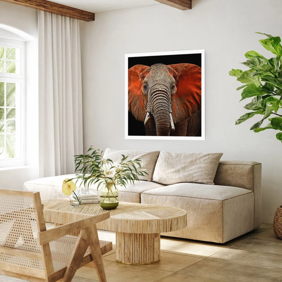 Plakat - Jestem dziki, a ty? - 60x60 cm