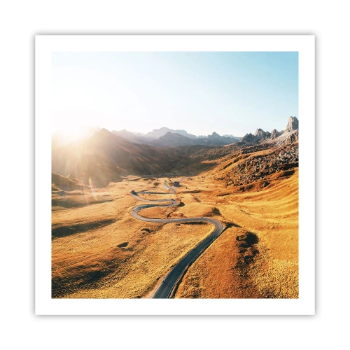Plakat - W złotej dolinie - 60x60 cm