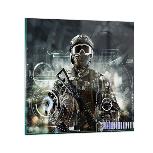 Obraz na szkle - Moc do potęgi - 60x60 cm