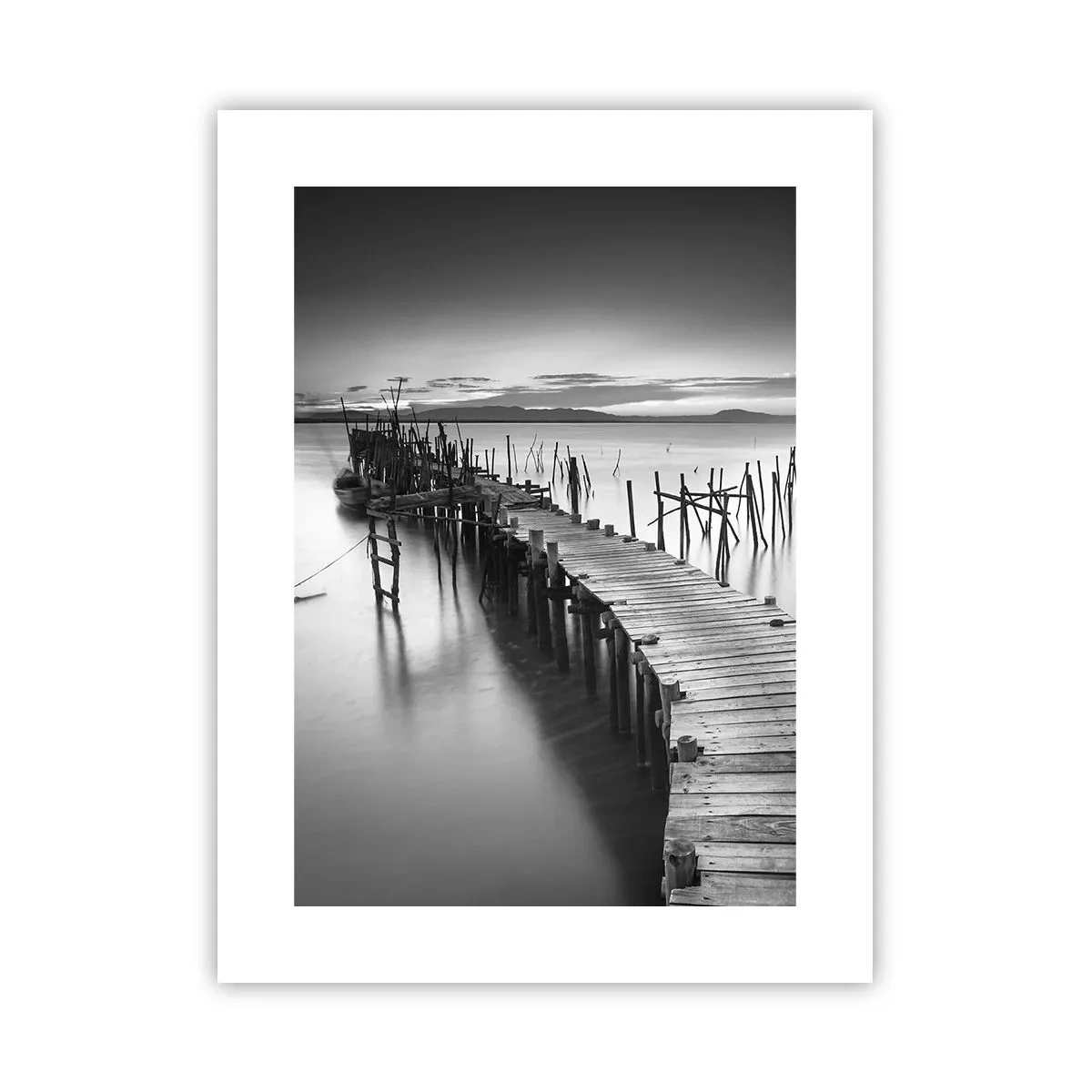 Plakat - Spokój zapomnianego brzegu - 30x40 cm