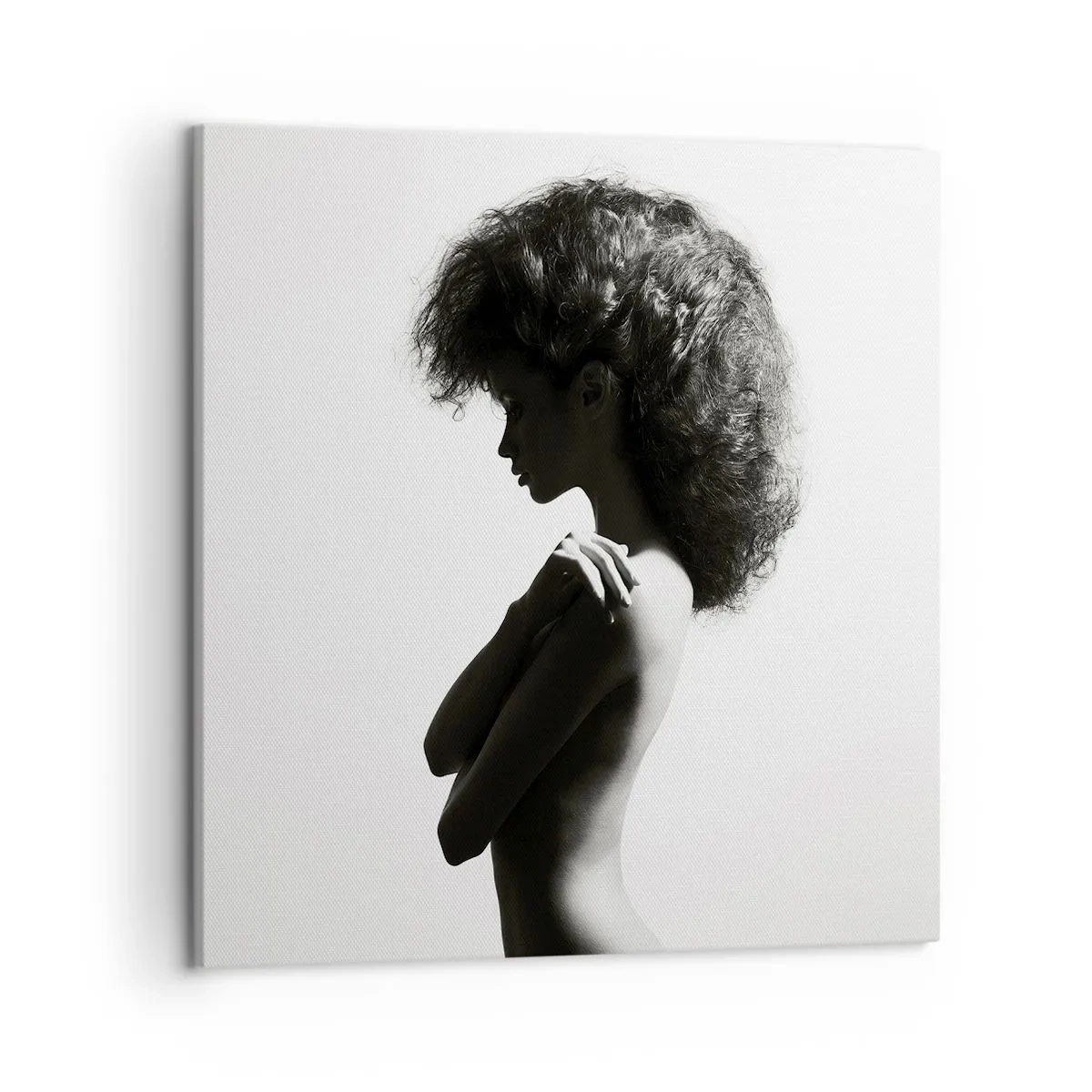 Obraz na płótnie - Jak kwiat na smukłej łodydze - 50x50 cm