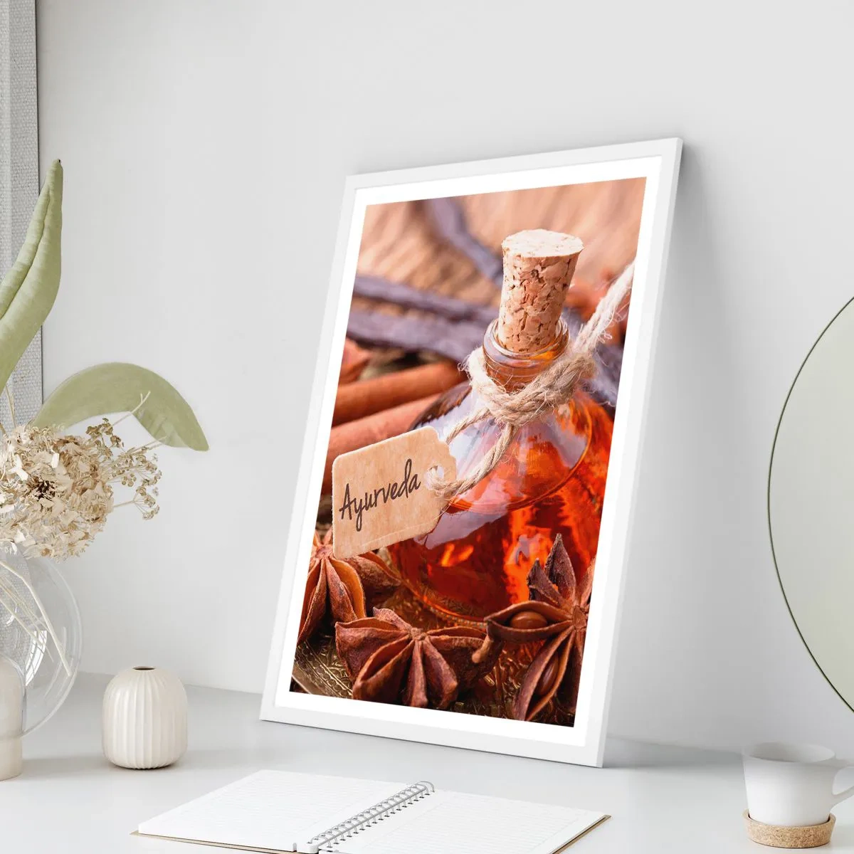 Plakat w białej ramie - Ku jedności ciała i ducha - 50x70 cm