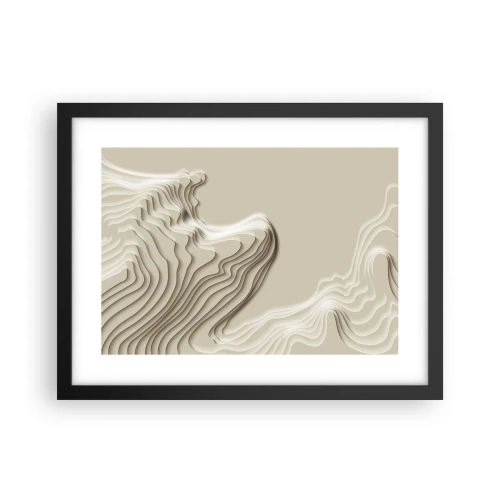 Plakat w czarnej ramie - Topografia sztuki - 40x30 cm