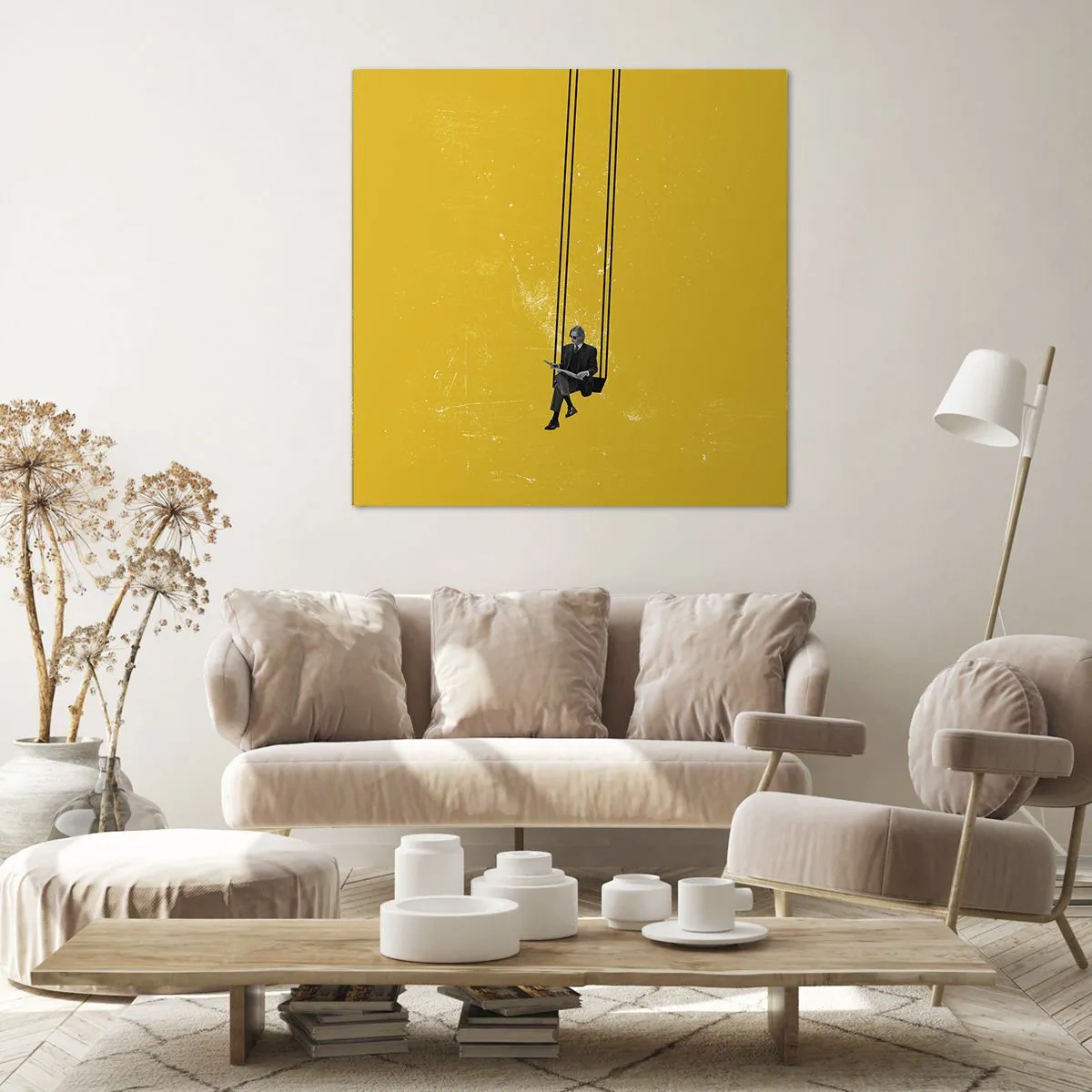 Obraz na płótnie - Dzień jak co dzień - 40x40 cm