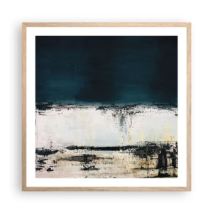 Plakat w ramie jasny dąb - Kompozycja horyzontalna - 60x60 cm