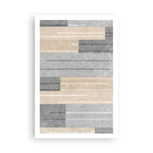 Plakat - Kompozycja: trzymać pion - 61x91 cm