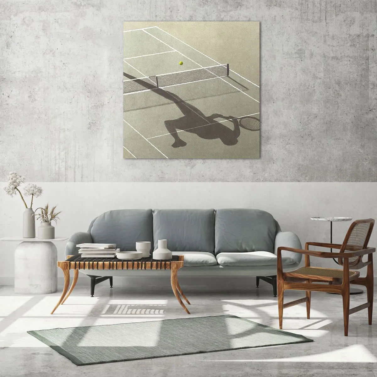 Obraz na szkle - Pokonać siebie - 40x40 cm