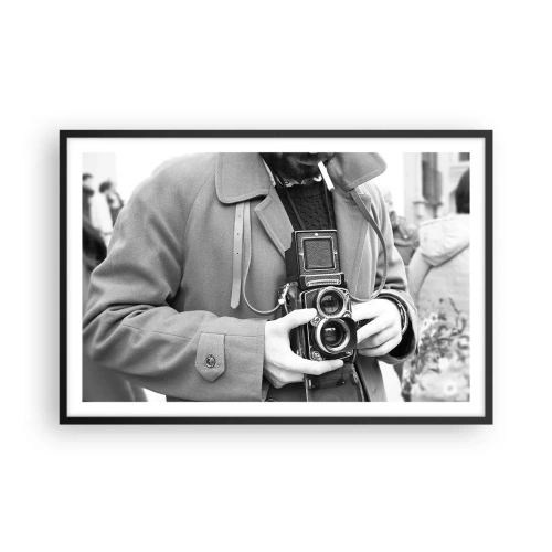 Plakat w czarnej ramie - W stylu retro - 91x61 cm