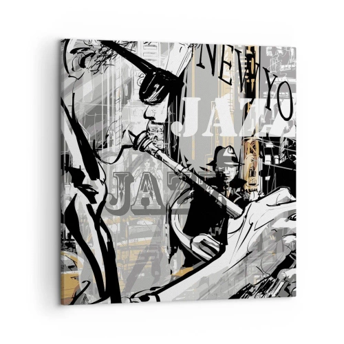 Obraz na płótnie - W rytmie Nowego Jorku - 50x50 cm