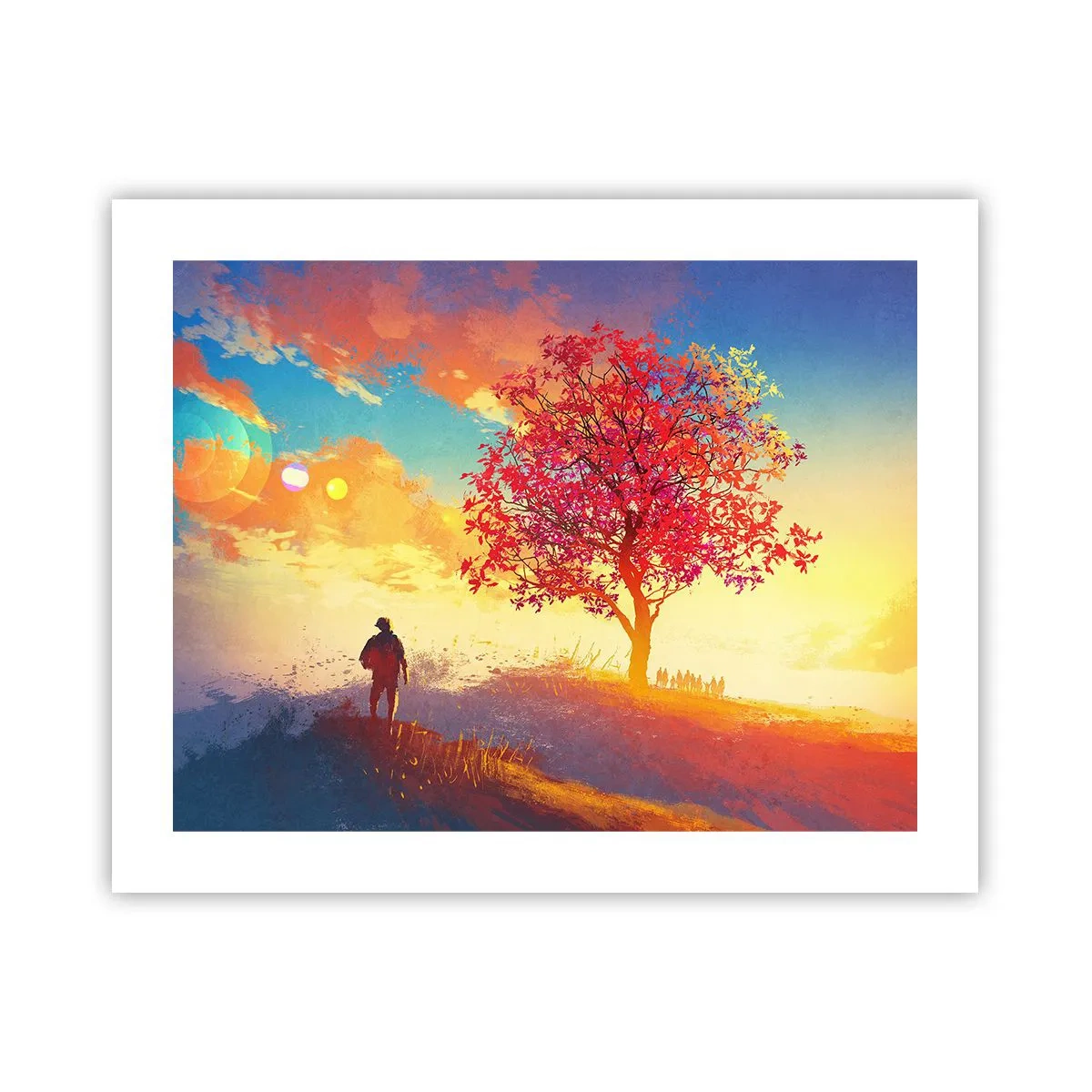 Plakat - Pielgrzym u celu - 50x40 cm