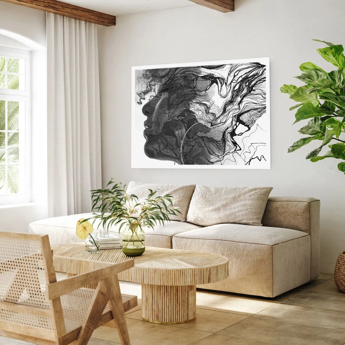 Plakat - Zaplątana w marzeniach - 50x40 cm