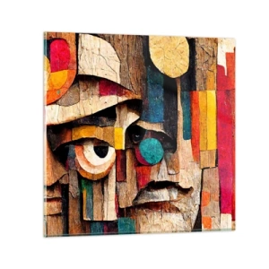 Obraz na szkle - Widzę cię… - 30x30 cm