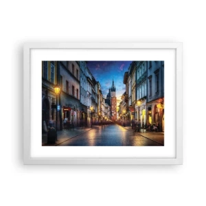 Plakat w białej ramie - Krakowski czar - 40x30 cm