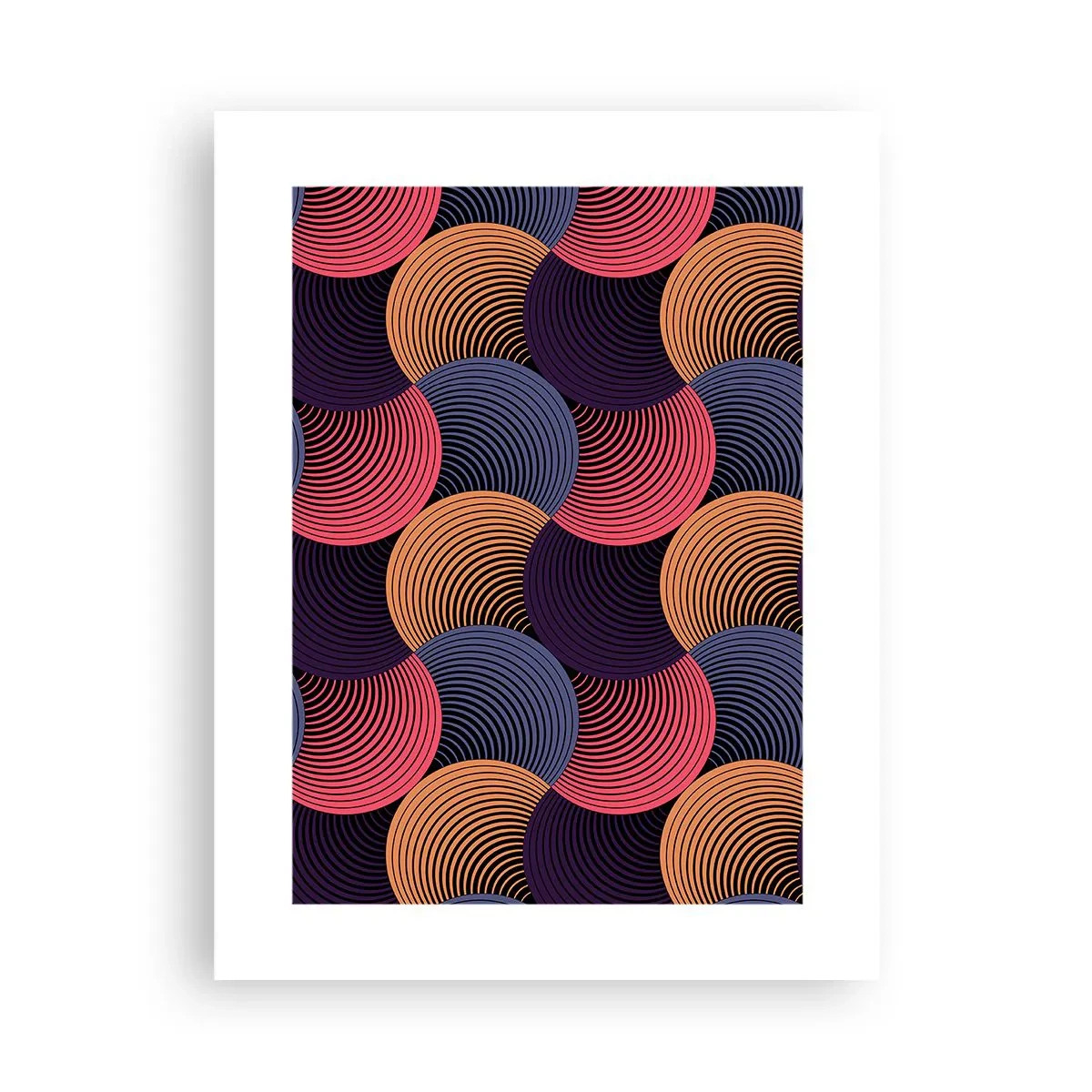 Plakat - W kolistym rytmie - 30x40 cm
