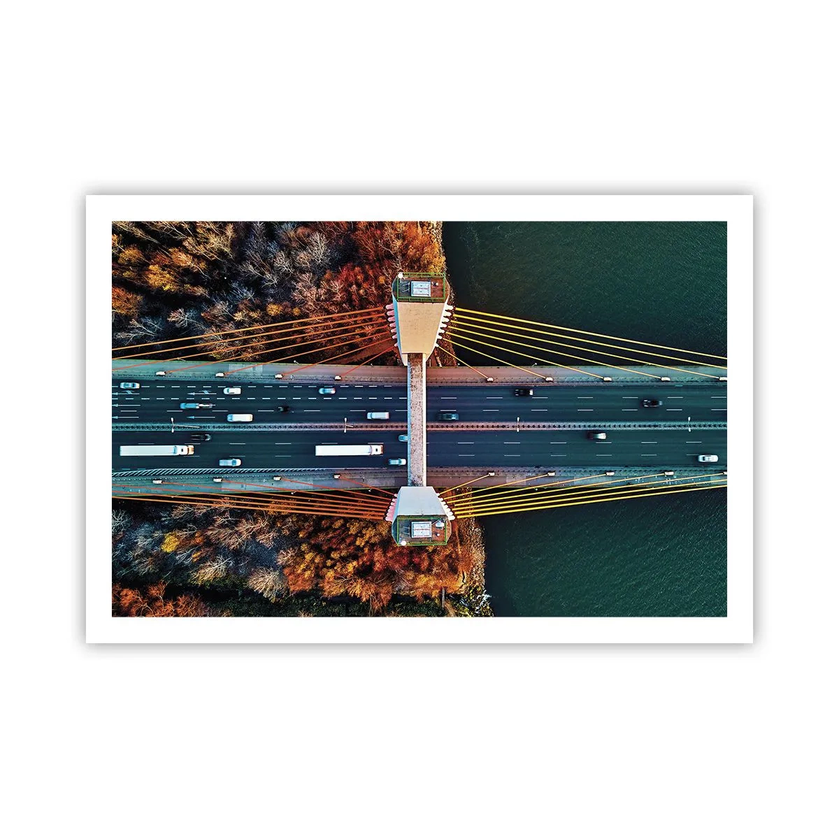 Plakat - ZA wodami, za lasami - 91x61 cm